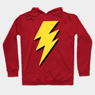 Yellow, Triple, Lightning Bolt Hoodie